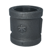 COPLA RECTA A-197 NEGRA NPT CLASE 150 - Imagen 2
