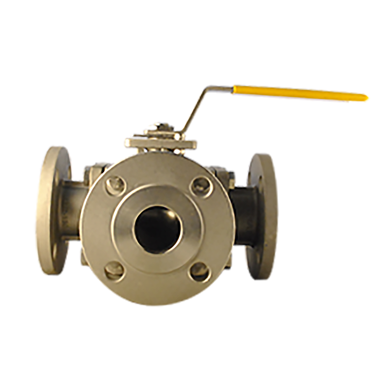 BOLA 3 VÍAS SS316 ANSI 150 ASIENTO PTFE TIPO "T" O "L"