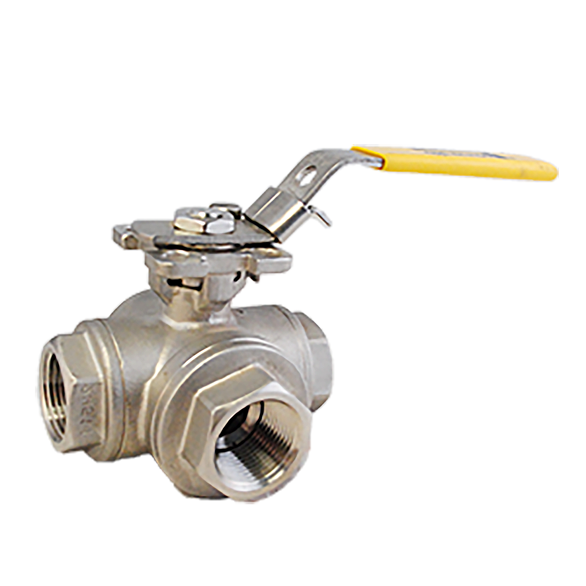 BOLA 3 VÍAS SS316 NPT 1000 WOG TIPO "T"