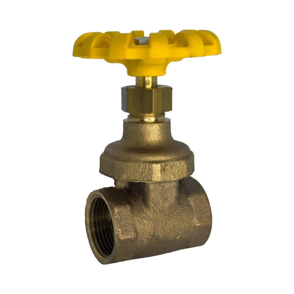 COMPUERTA VÁSTAGO FIJO BRONCE BSP Y/O NPT