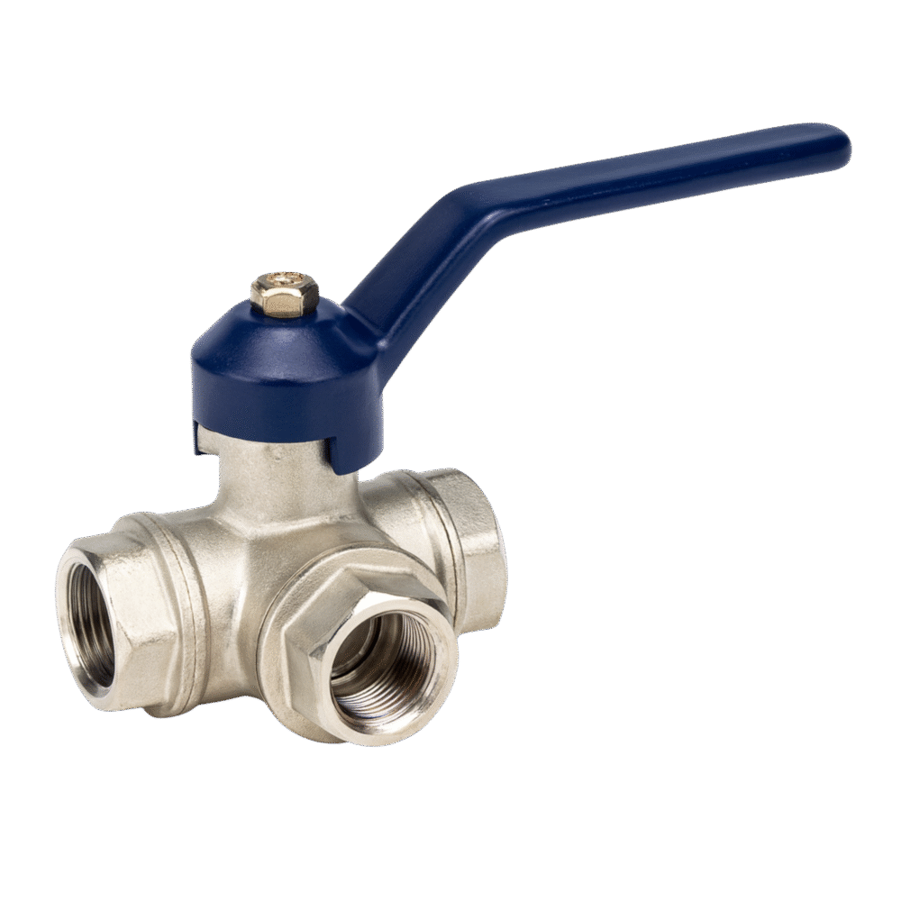 BOLA 3 VÍAS 316 HI-NPT TIPO "L"